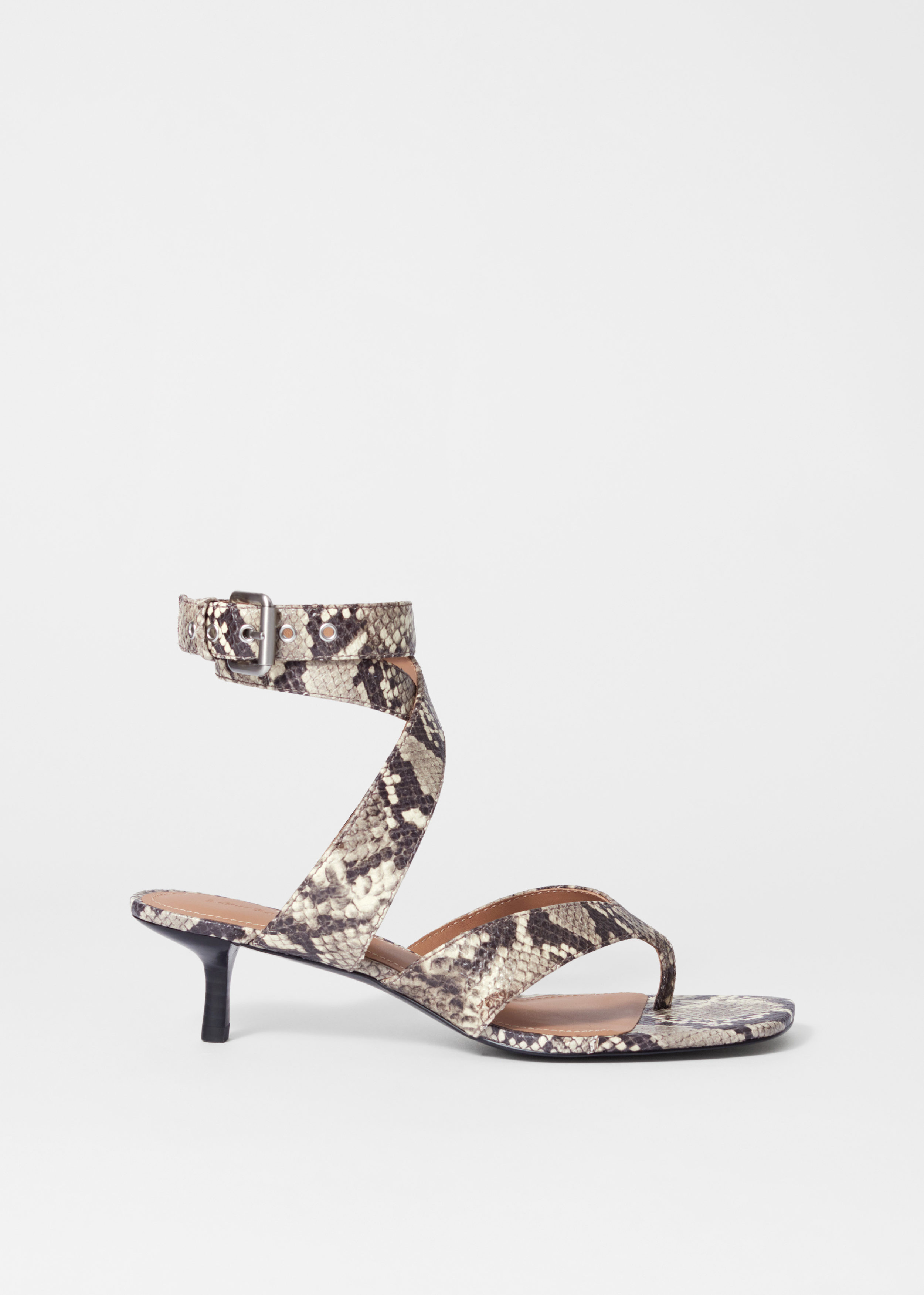 Kitten Heel Toe-Thong Sandals - Snake - & Other Stories DE | & Other Stories EU