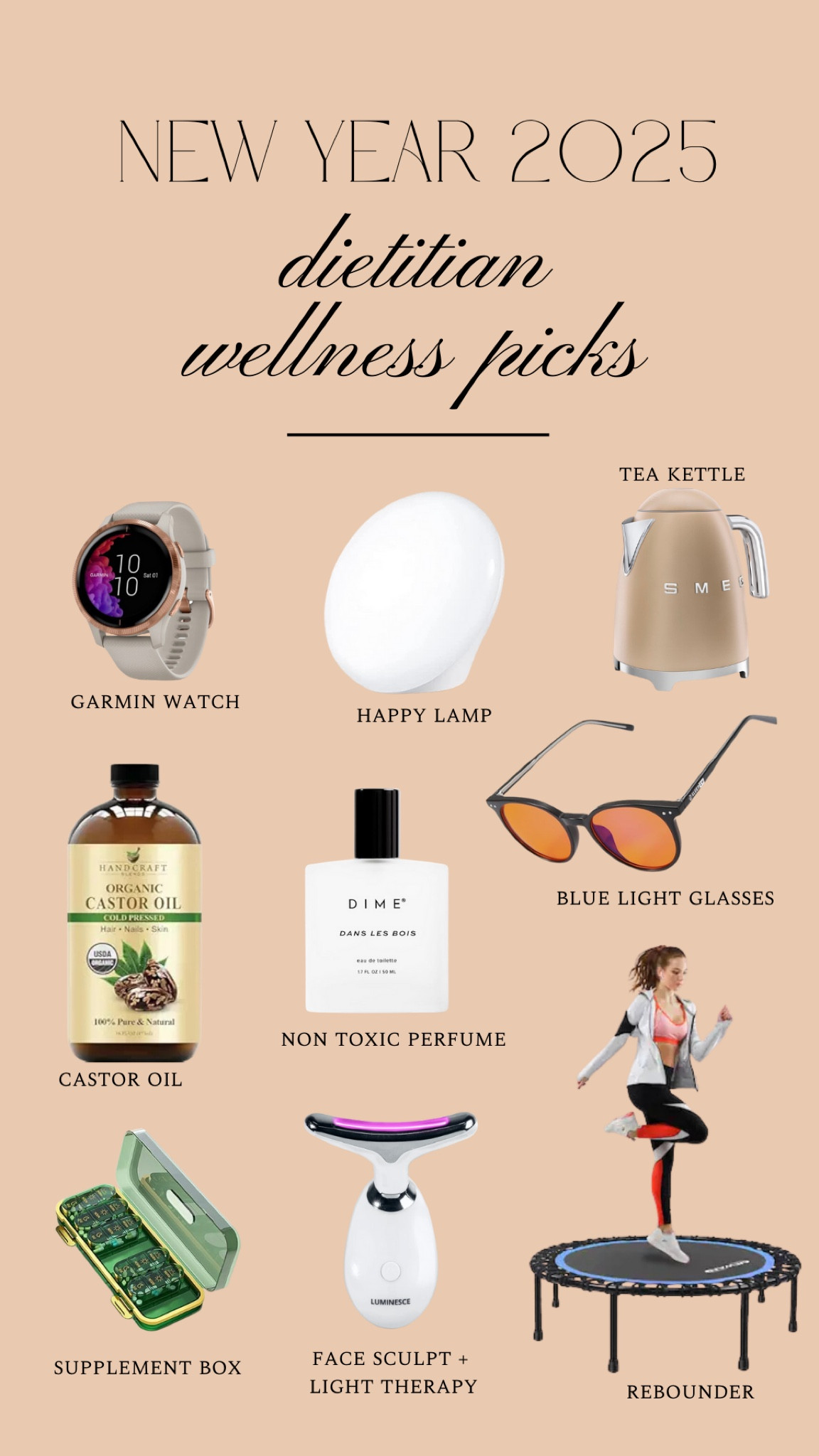 Dietitian’s 2025 wellness picks! Let’s get after it this year 💪🏽

#LTKWatchNow #LTKFitness #LTKActive