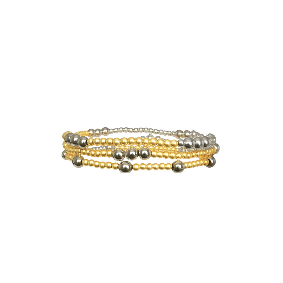 The Simple Stack- Mixed Metals | Cocos Beads and Co