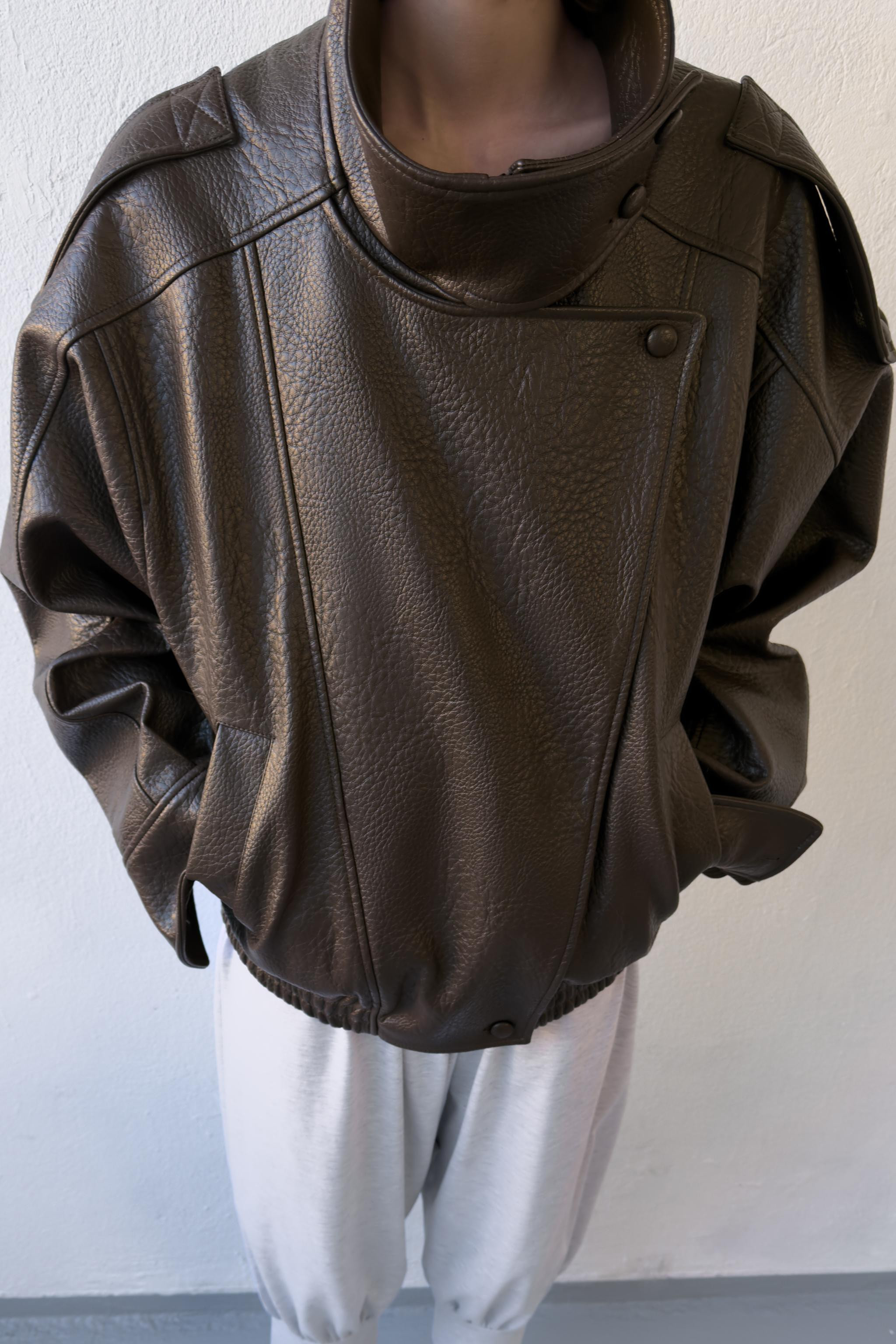 FAUX LEATHER JACKET | Zara US