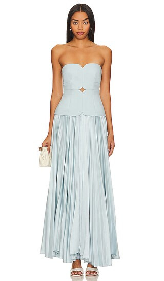 Avonlea Midi Dress in Celeste Blue | Revolve Clothing (Global)