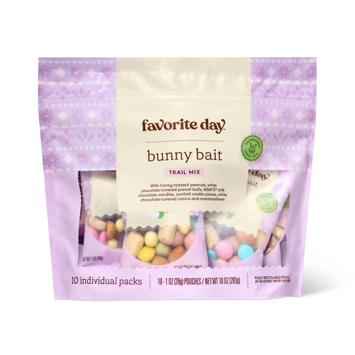 Spring Easter Bunny Bait Trail Mix Multipack - 10oz/10ct - Favorite Day™ | Target