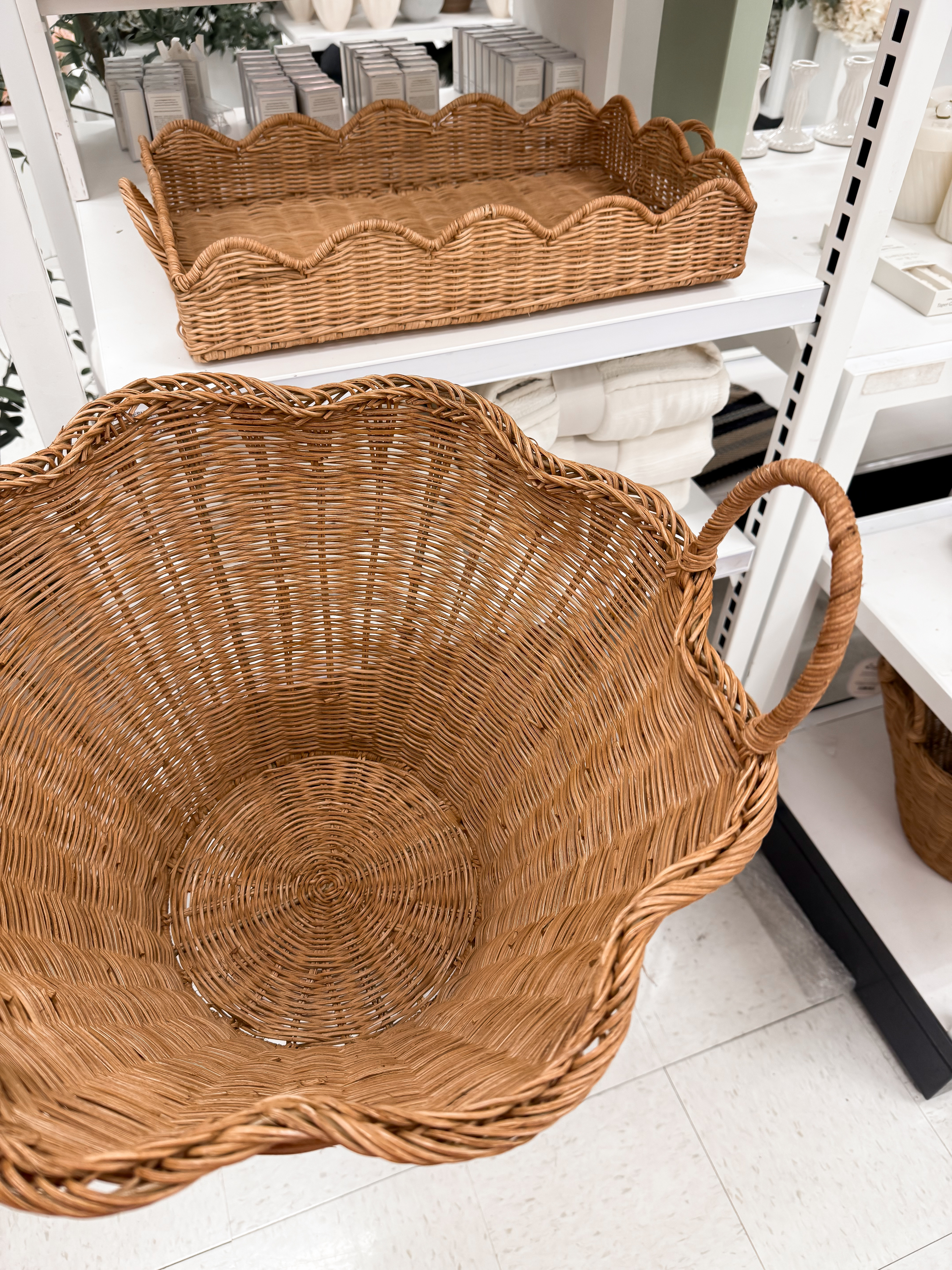 Scalloped basket 

#LTKSeasonal #LTKHome