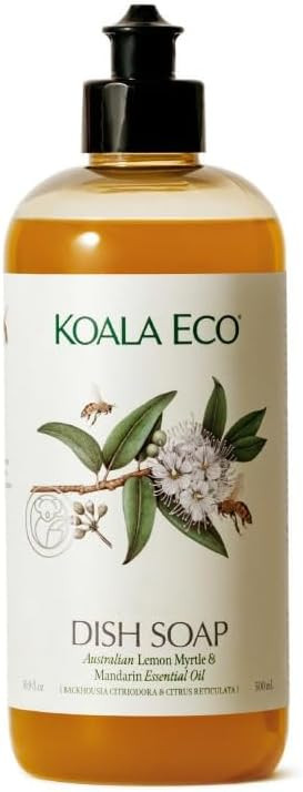 Koala Eco Dish Soap - with Australian Lemon Myrtle & Mandarin Essential Oil - 16oz | Amazon (US)