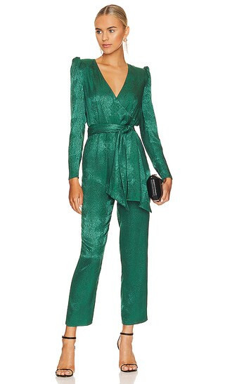 Donnie Jumpsuit | Emerald Green Jumpsuit Dressy Jumpsuit Wedding Formal Jumpsuit Formal Outfit Ideas | Revolve Clothing (Global)
