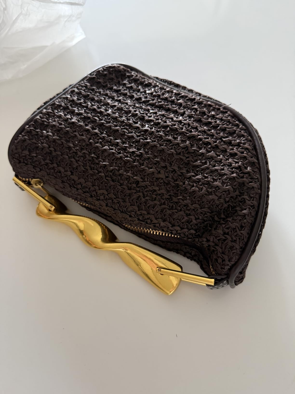 Straw Clutch Purses for Women Mini Designer Evening Handbag Woven Summer Crossbody purse Trendy S... | Amazon (US)