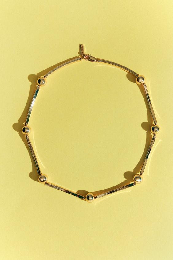 METAL PIECE NECKLACE | Zara US