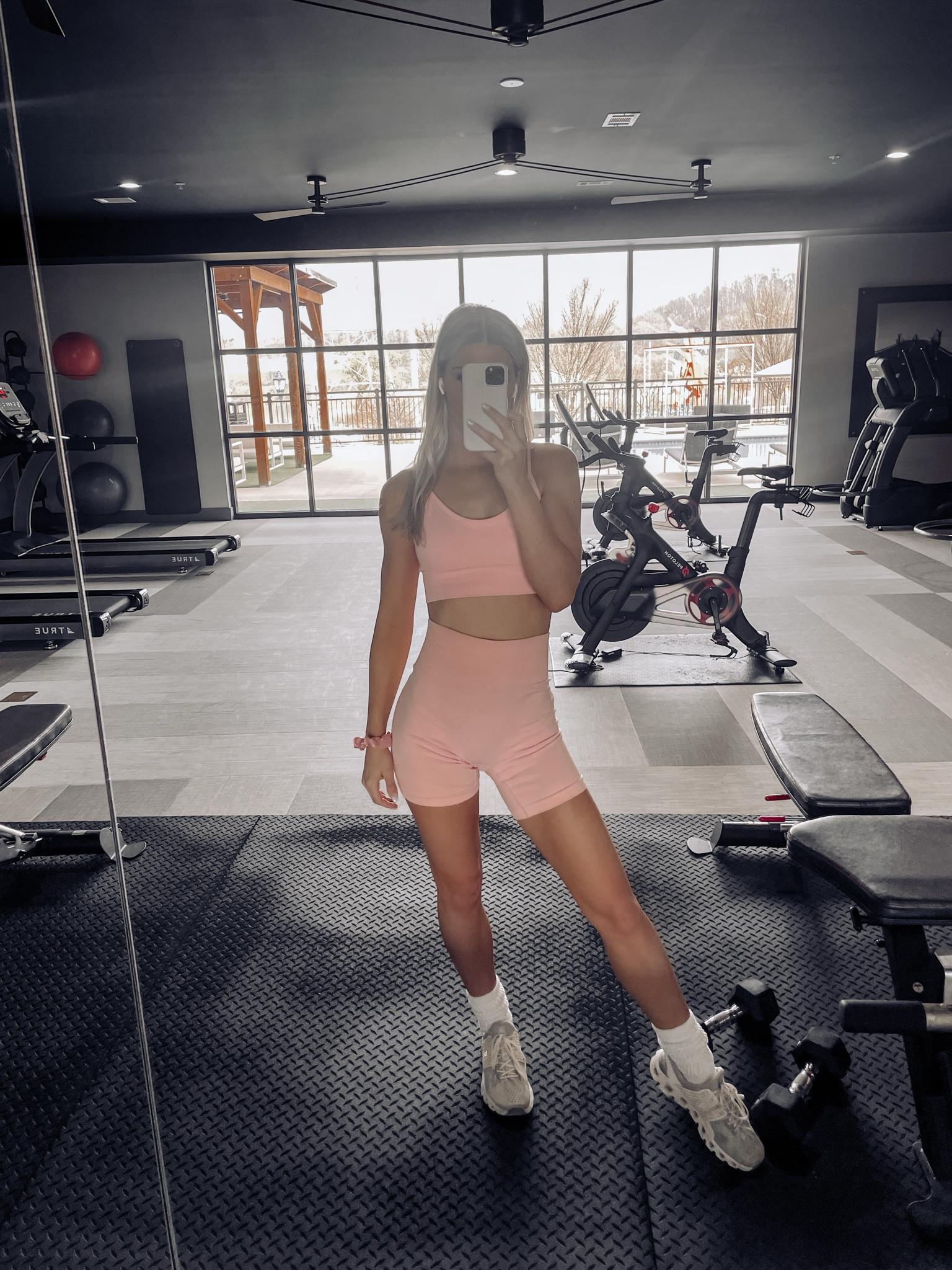 Gym Outfit 💓

#LTKtravel #LTKbeauty #LTKSeasonal #amazonfinds #workoutoutfit #gymoutfit #workoutset #bikershorts #springoutfit #vacationoutfit #airportoutfit #traveloutfit 

#LTKU #LTKstyletip #LTKfit