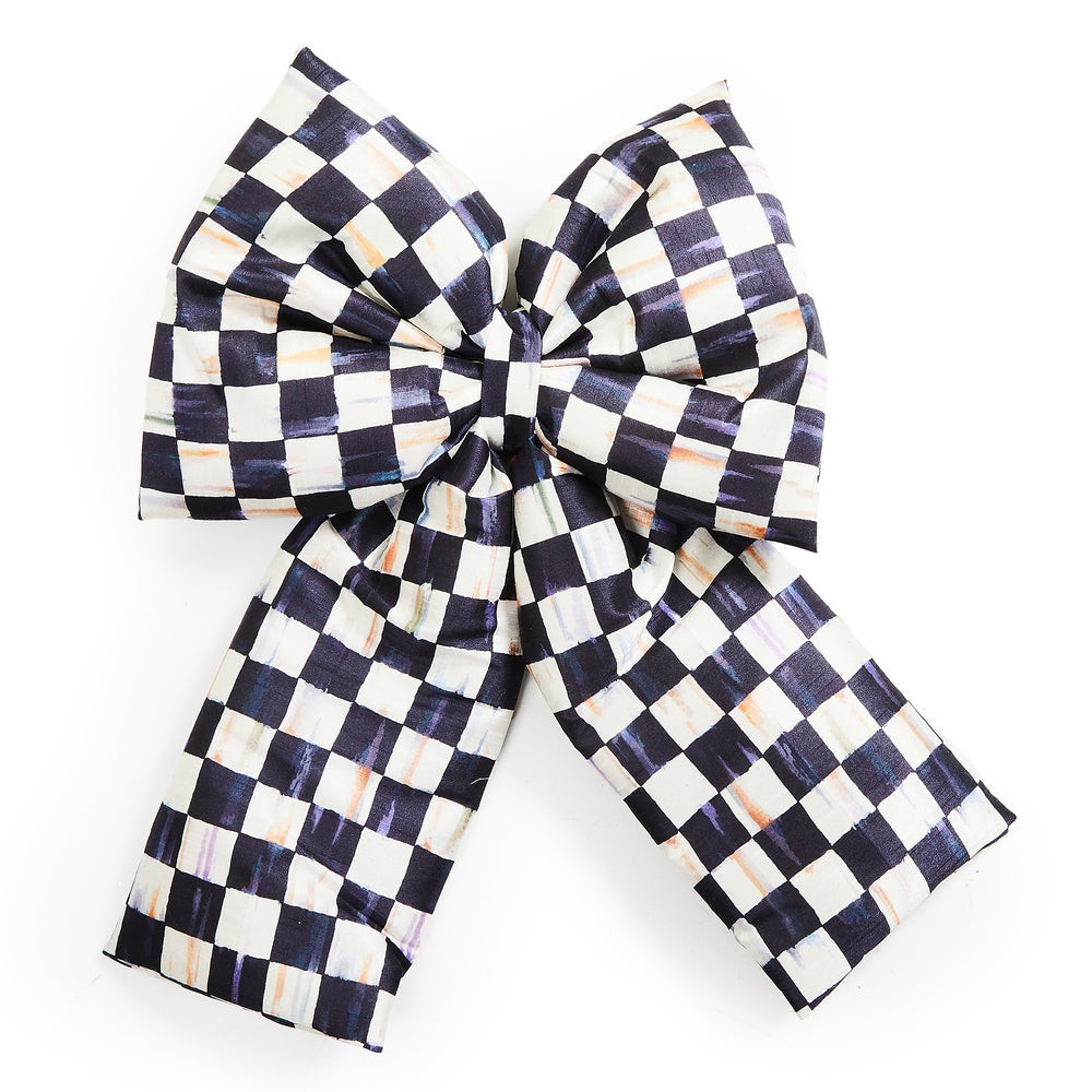 Courtly Check Large Bow | MacKenzie-Childs