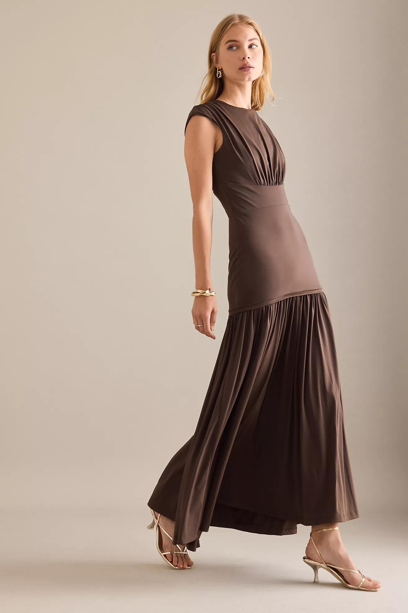 Bardot Annaise High-Neck Maxi Dress | Anthropologie (UK)