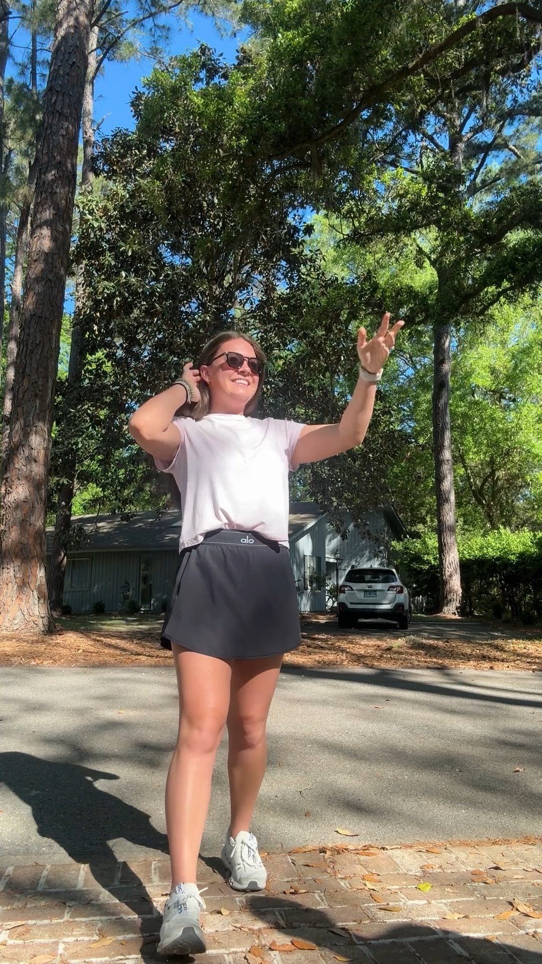 morning and coffee breakfast run 

 #AloYoga #coffeerunoutfit #activeoutfit #morningwalkout #ootd #coupleoutfit #LTKActive #LTKPetite #LTKTravel