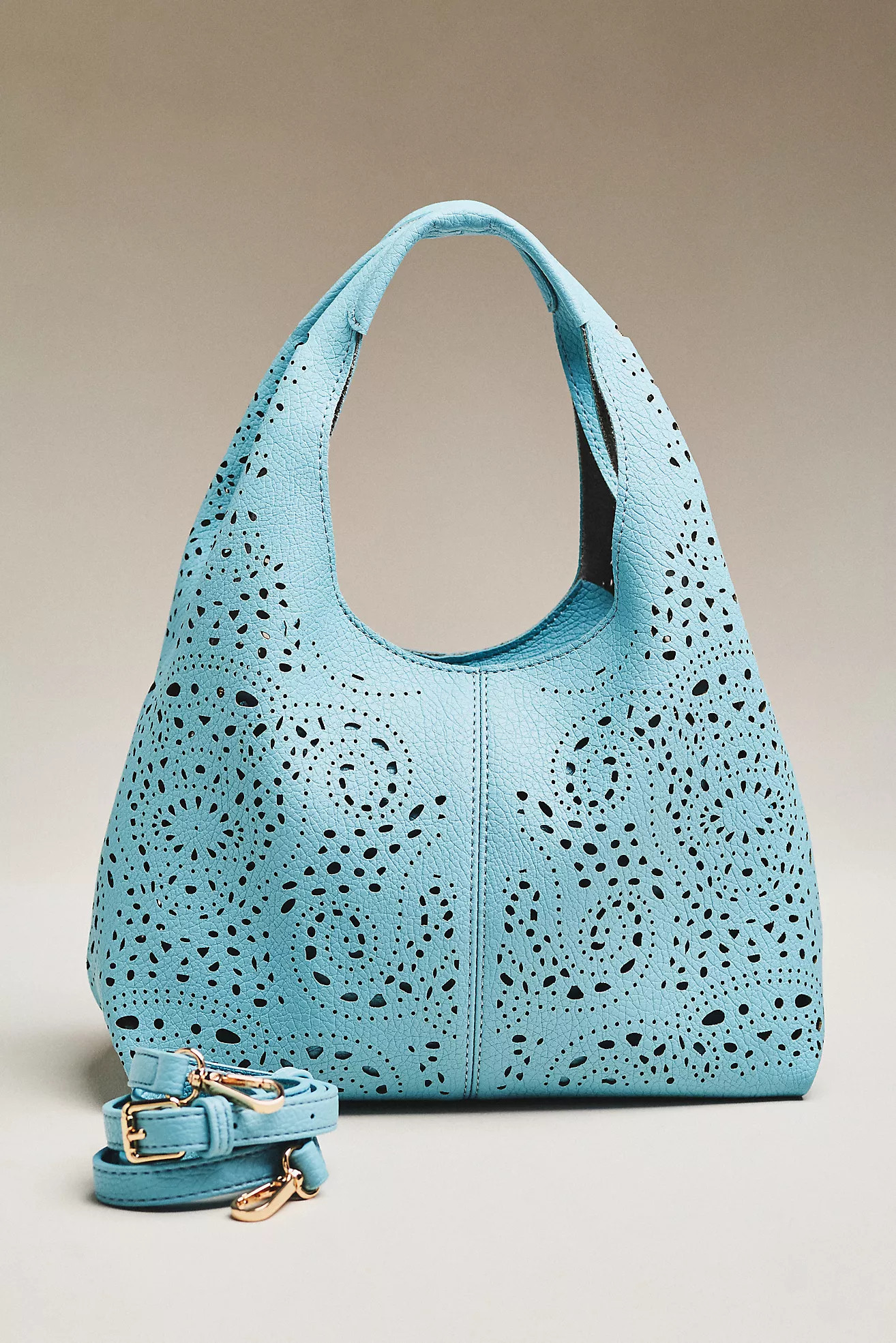 Melie Bianco Perforated Mini Hand Bag | Anthropologie (US)
