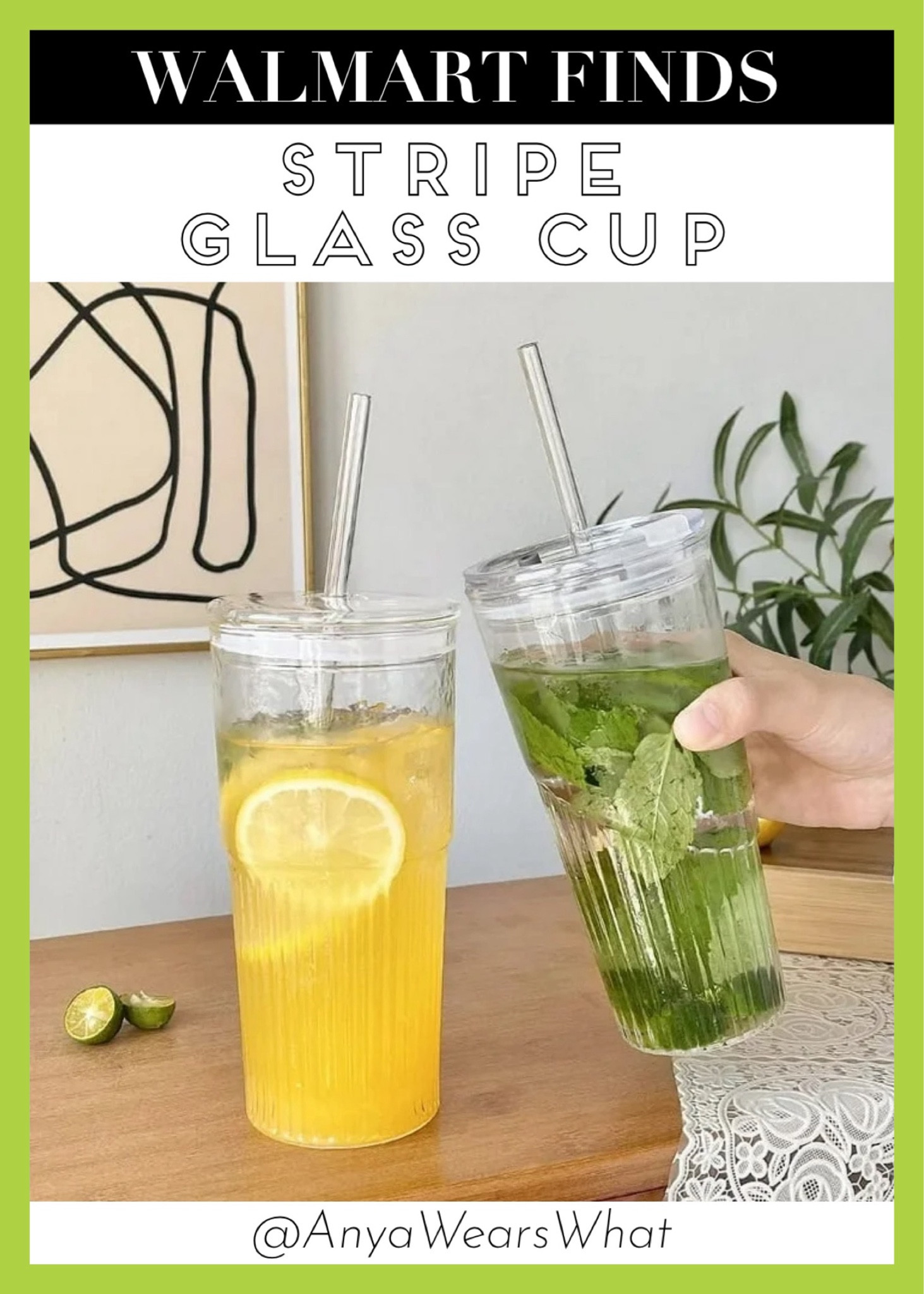 Super cute 600ml Stripe Glass Cup with Lid and Straw! $13.86/each or $21.40 for a set of two! 

Glass cup, stripe glass cup, tumbler, kitchen, home.

#LTKhome #LTKfamily #LTKstyletip

#LTKBeauty #LTKSeasonal #LTKHome