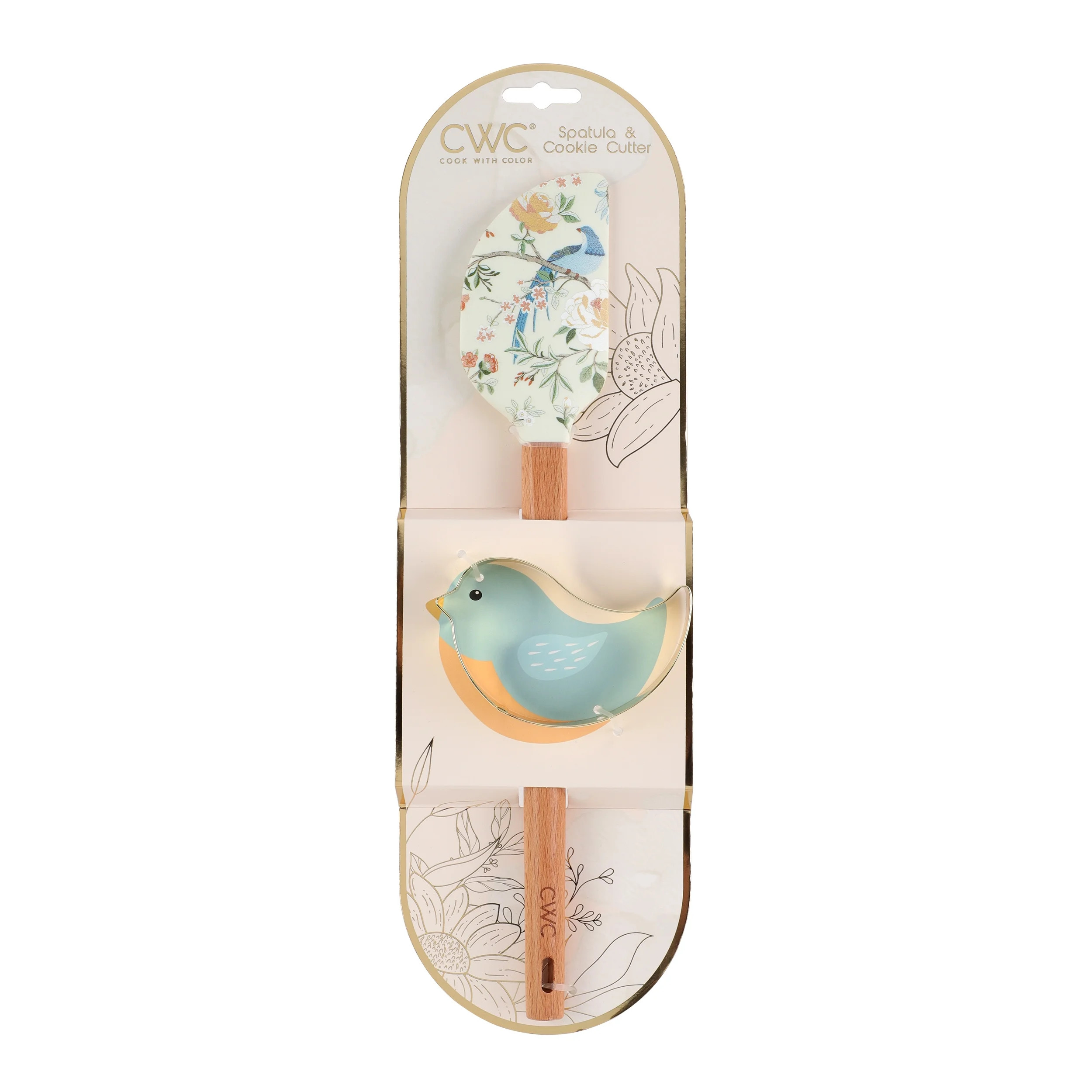 COOK WITH COLOR LARGE 2 PIECE EASTER SPATULA &DAISY STAINLESS STEEL COOKIE CUTTER - Walmart.com | Walmart (US)