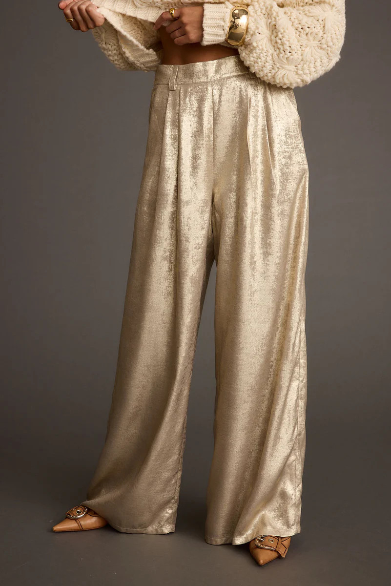 Waldorf Gold Shimmer Trousers | 12th Tribe