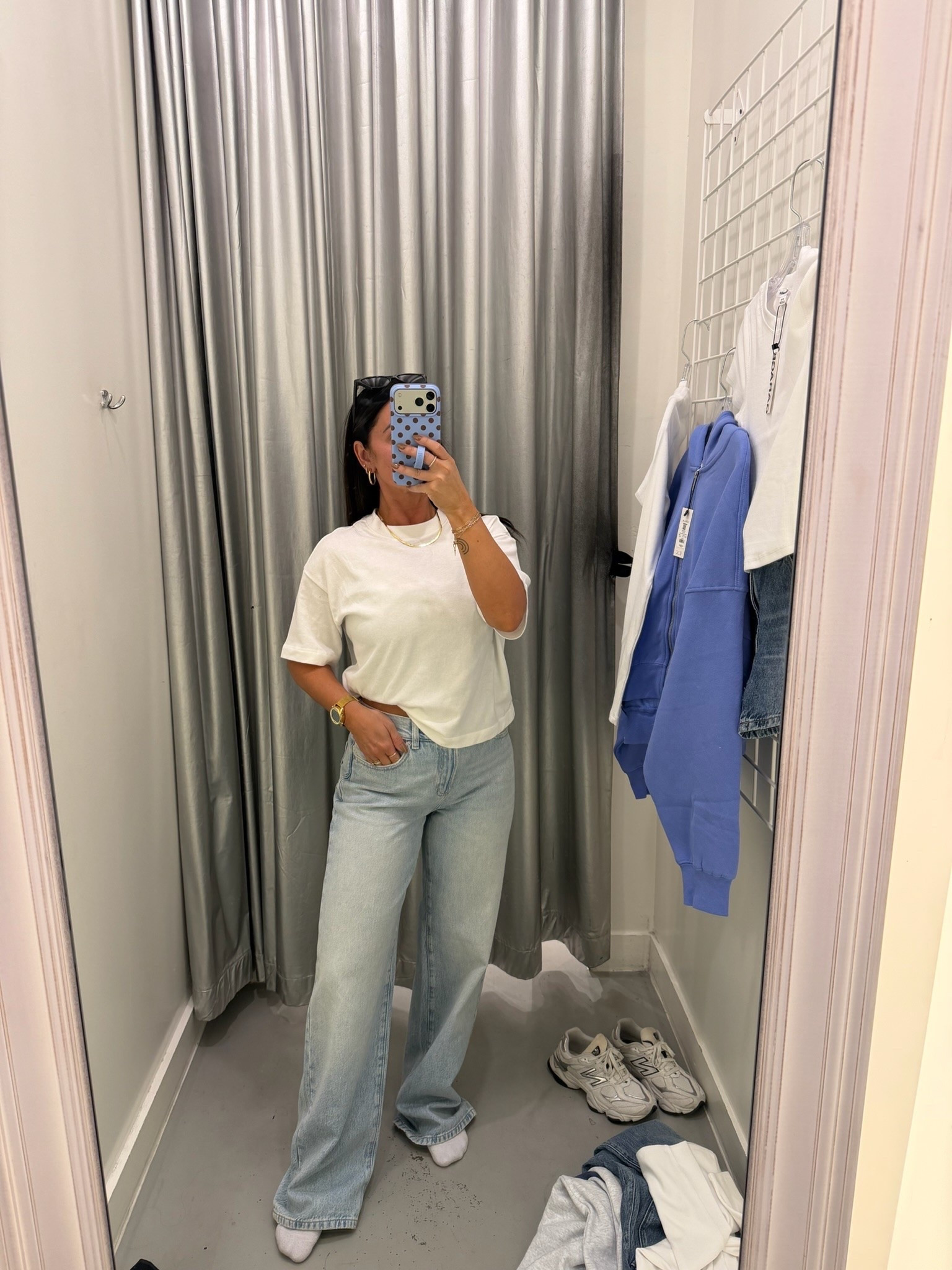 The fit of these jeans is 10/10

#LTKootd #LTKgrwm #LTKmomlife