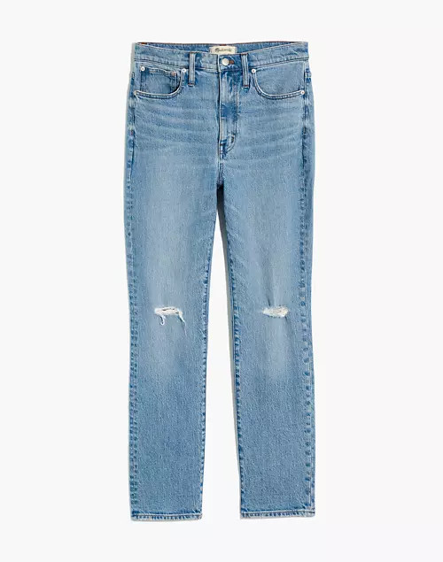 The High-Rise Slim Boyjean in Bilston Wash: Ripped Edition | Madewell