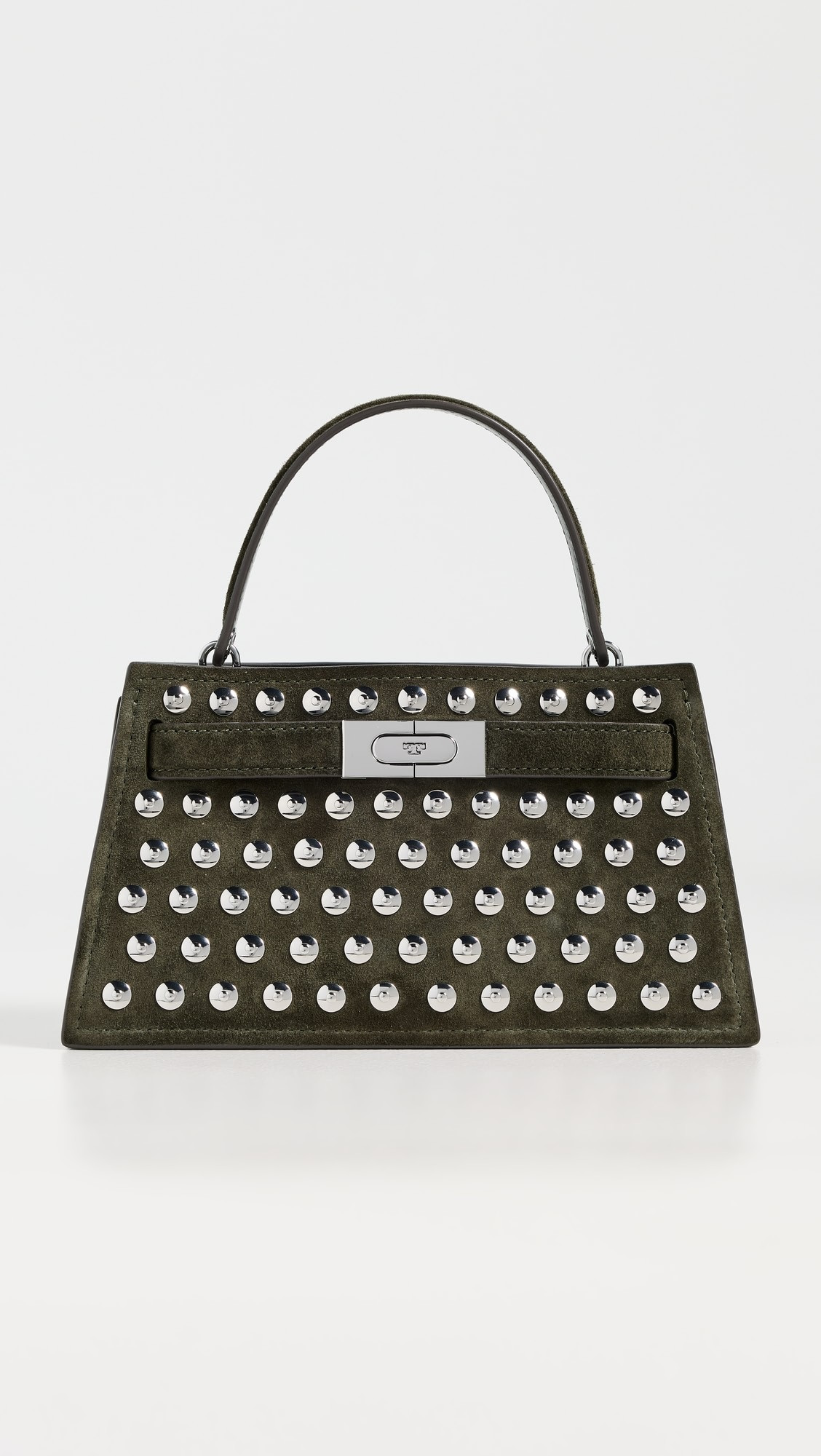 Lee Radziwill Studded Suede Mini Top Handle Bag | Shopbop