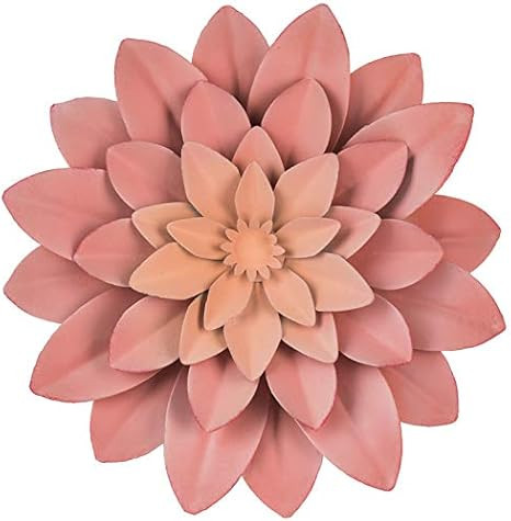 Everydecor Pink Succulent Metal Wall Decor | Amazon (US)