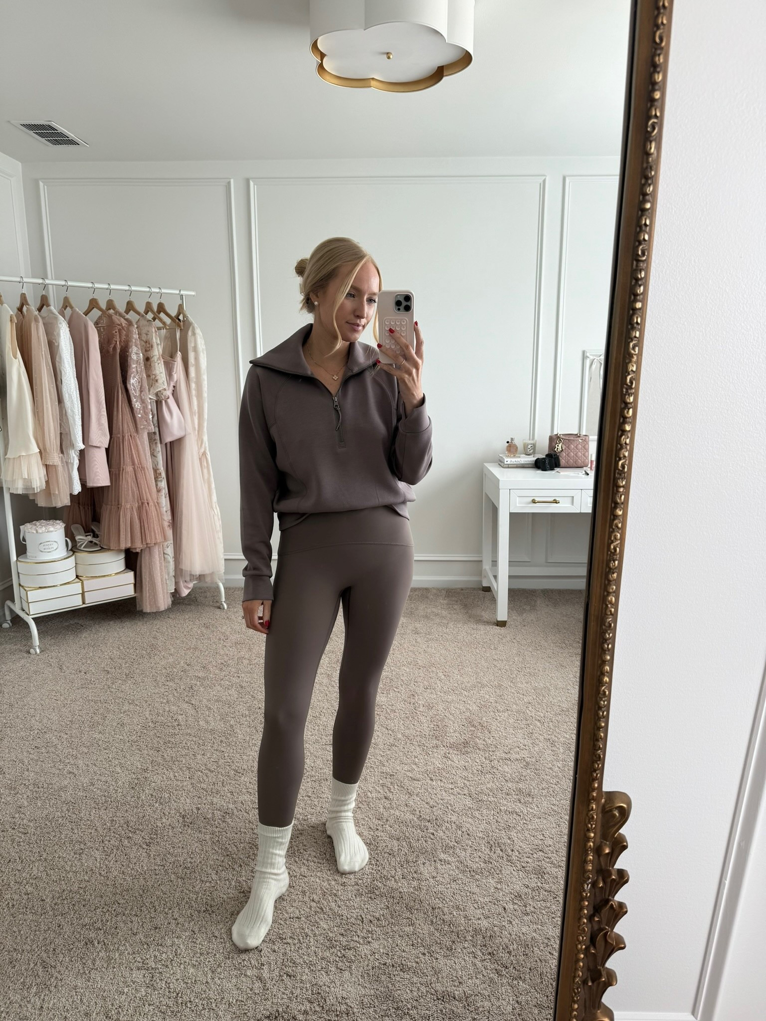 My favorite Spanx booty boost leggings and air essentials top are part of the Nordstrom anniversary sale! If you’ve been thinking about buy these, now is the time! Wearing size small in the top and medium in the leggings. Nsale finds // Spanx Nsale // athleisure // travel outfits // activewear 

#LTKSeasonal #LTKActive #LTKSaleAlert