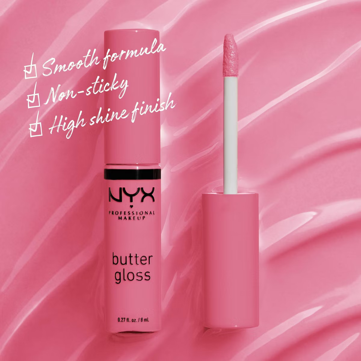 NYX Professional Makeup Butter Lip Gloss - 09 Vanilla Cream Pie - 0.27 fl oz | Target