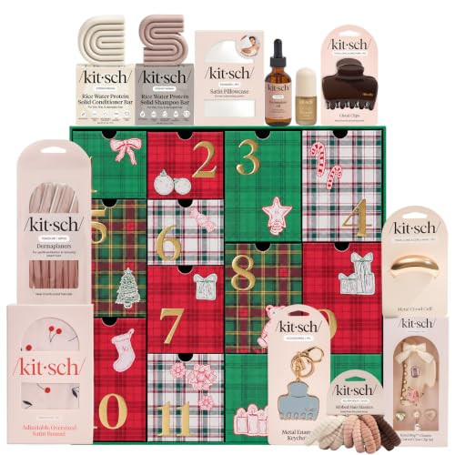 Kitsch Holiday Advent Calendar 2026 – 12-Day Self Care Gifts for Women | Amazon (US)