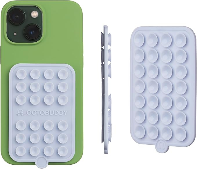 Silicone Double-Sided Suction Phone Case Detachable Mount - Hands-Free, Strong Grip Holder for Se... | Amazon (US)