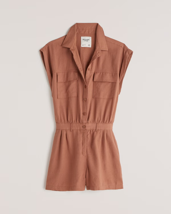 Utility Romper | Abercrombie & Fitch (US)