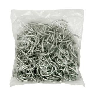 12.5-Gauge Galvanized Steel Chain Link Fence Hog Rings (200-Pieces/Bag) | The Home Depot