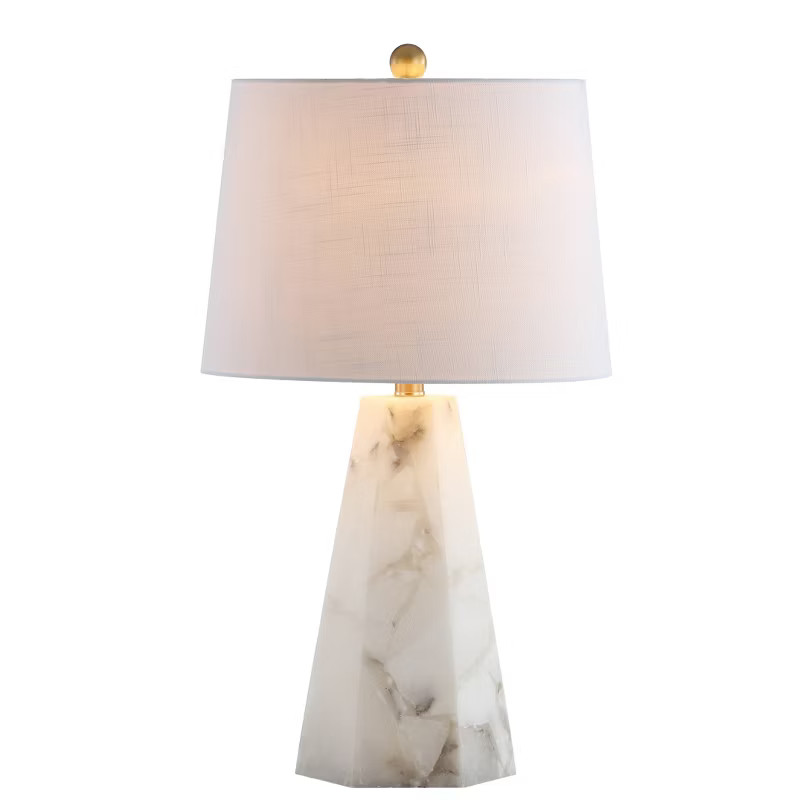 25.5" Xio Alabaster Table Lamp (Includes LED Light Bulb) White - JONATHAN Y | Target