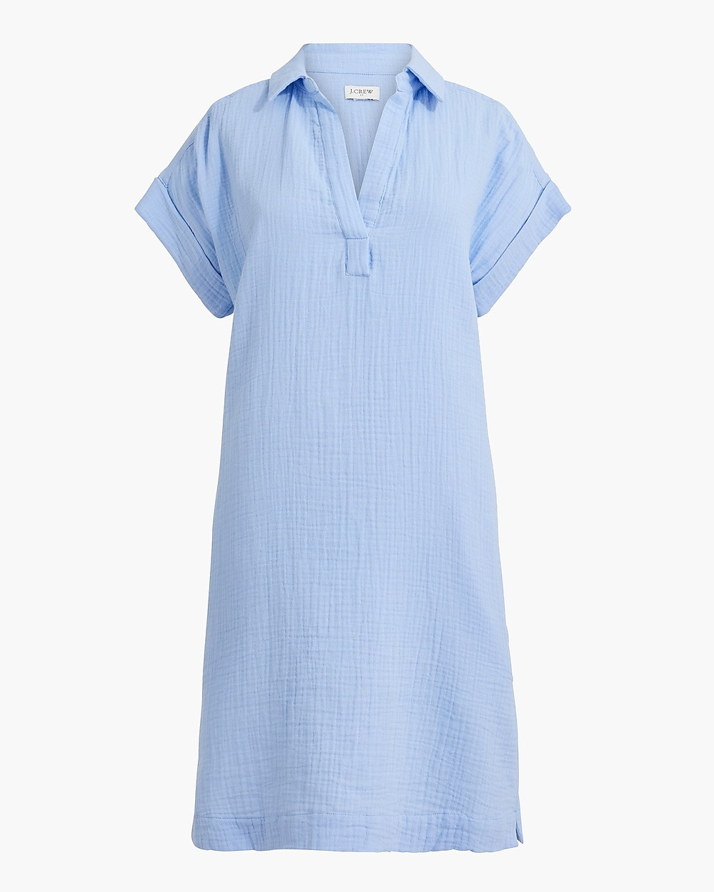 Short-sleeve gauze popover dress | J.Crew Factory