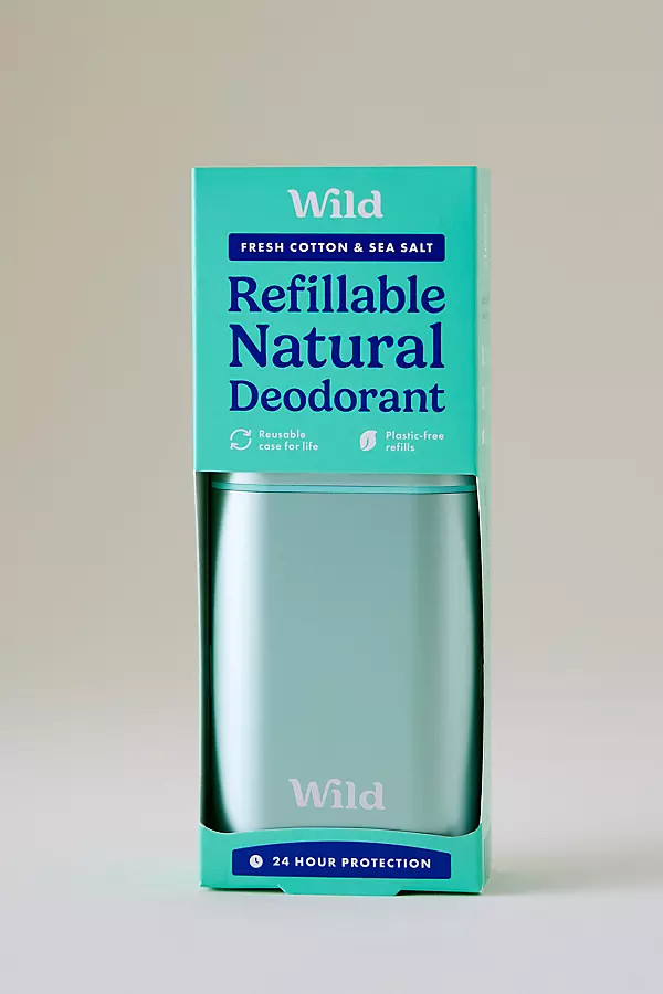 Wild Fresh Cotton & Seasalt Refillable Natural Deodorant | Anthropologie (UK)