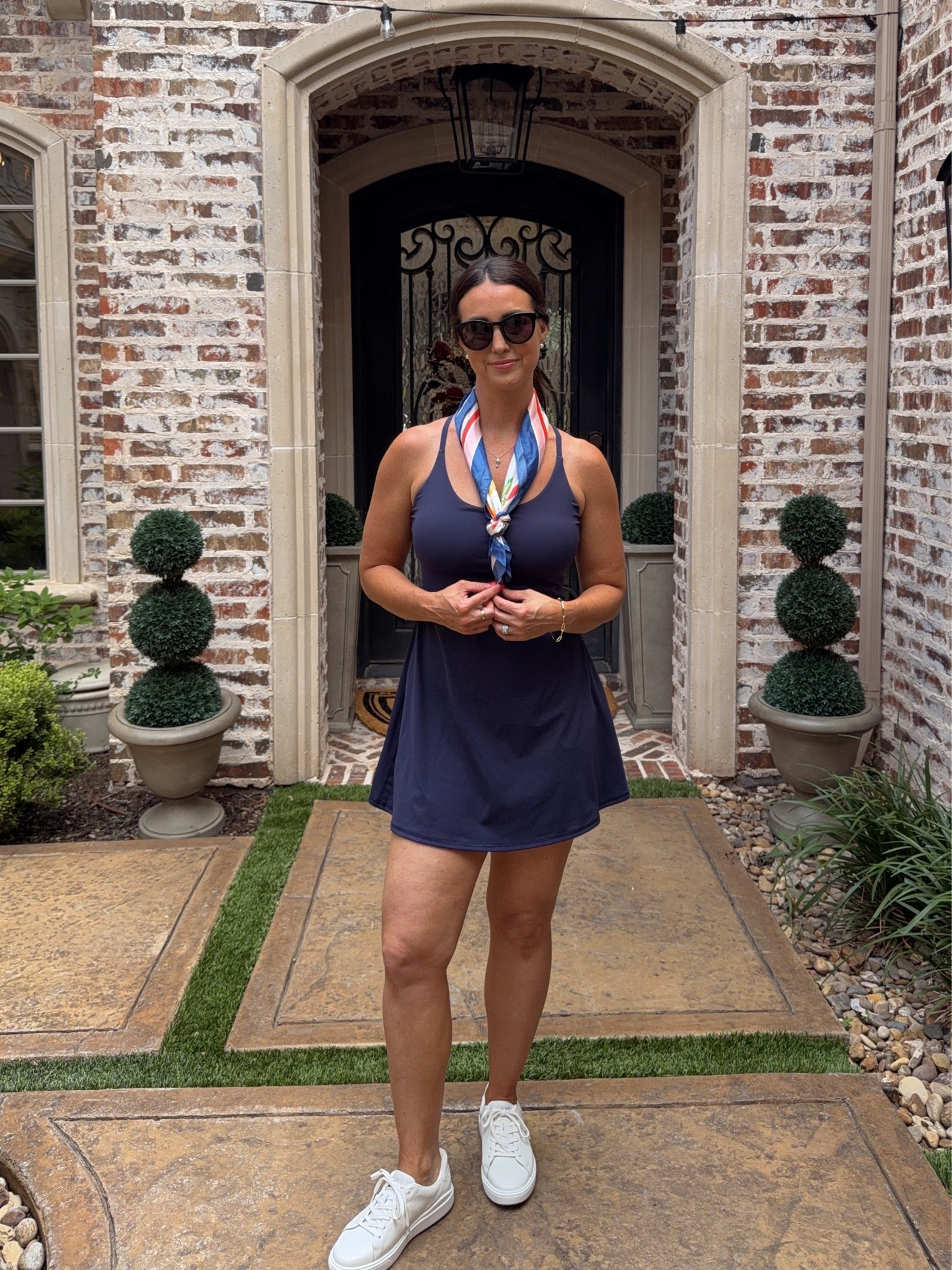 Sporty athleisure dress! Built in bra and shorts underneath! You can also order a longer length. Comes in tons of colors!

#LTKOver40 #LTKSeasonal #LTKmomlife