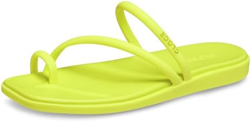 Crocs Women's Miami Toe Loop Sandal Flat | Amazon (US)