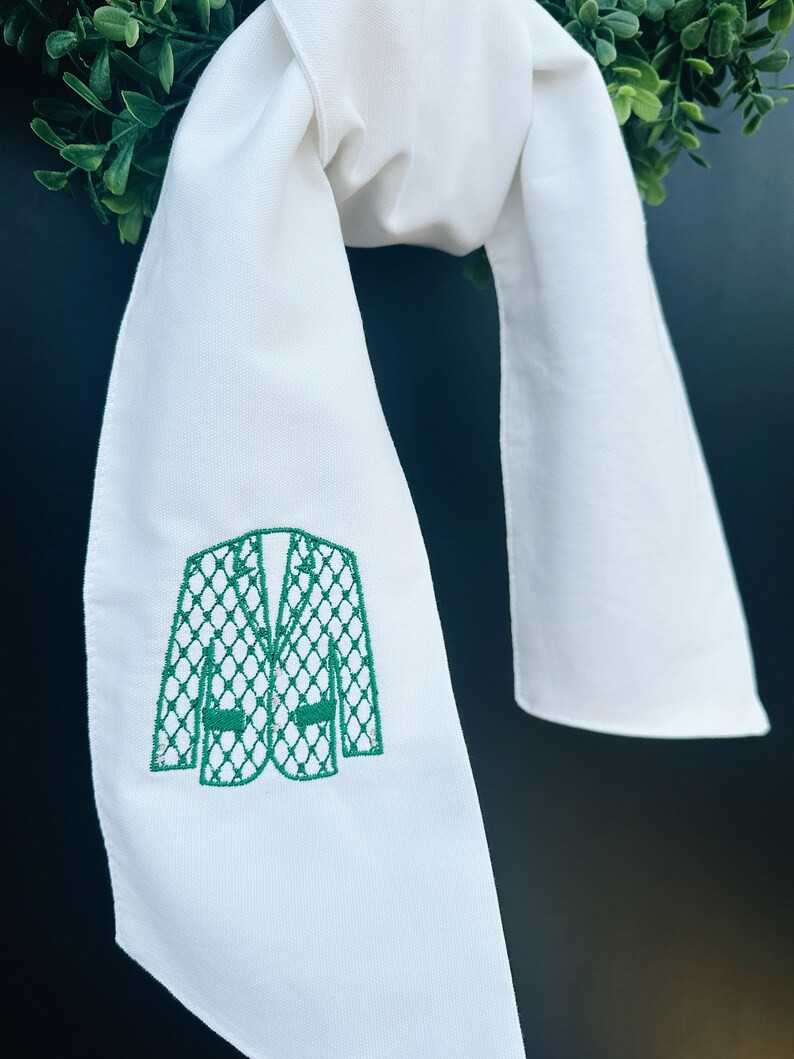 Golf Tournament Green Jacket Wreath Sash Personalization Optional - Etsy | Etsy (US)
