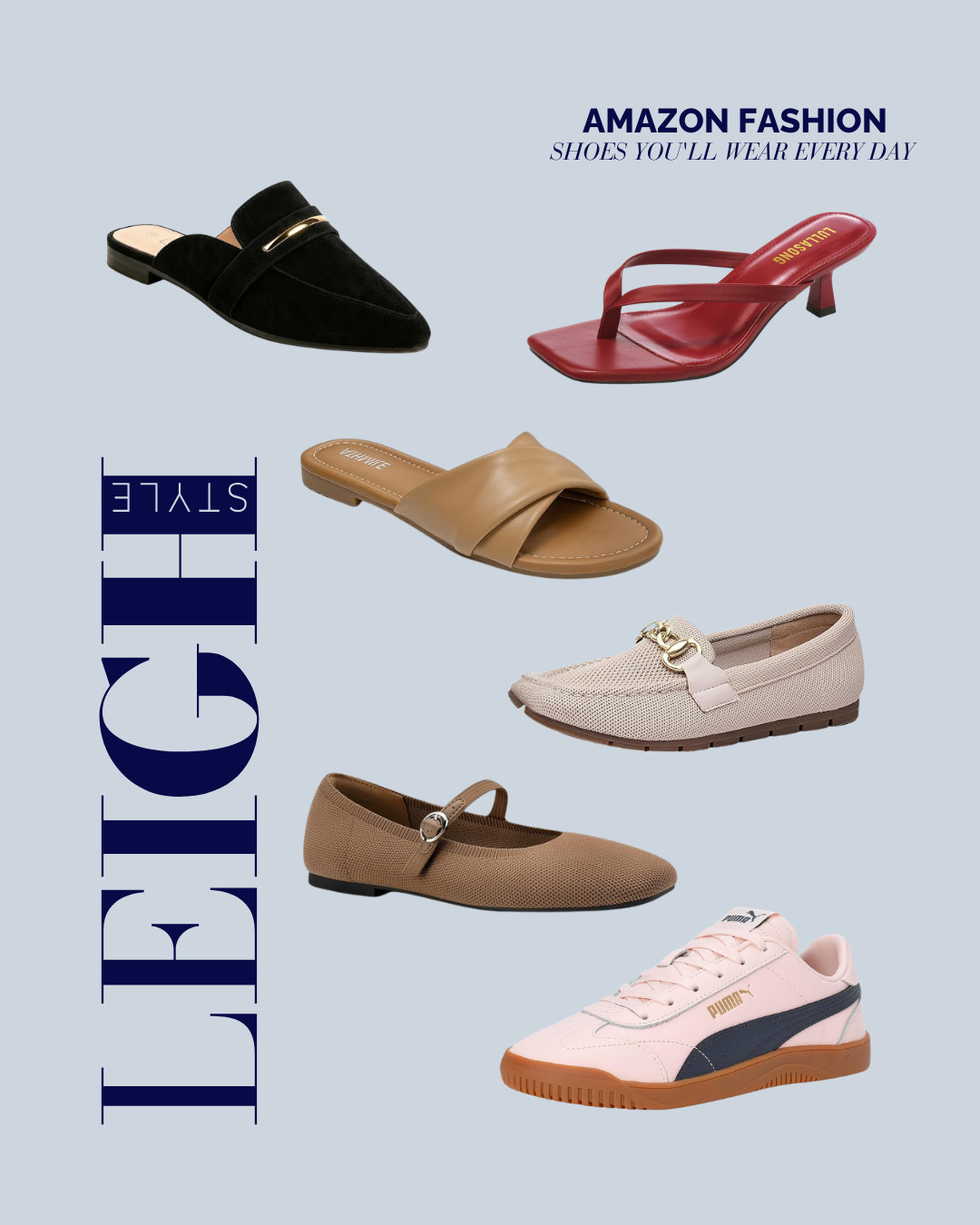 Step into comfort and style with versatile footwear picks you'll reach for every single day. 

#AmazonFashion #EverydayShoes #ShoeInspo #CasualStyle #Footwear #LeighStyle #StyleInspo 

 #LTKdayinmylife #LTKTravel