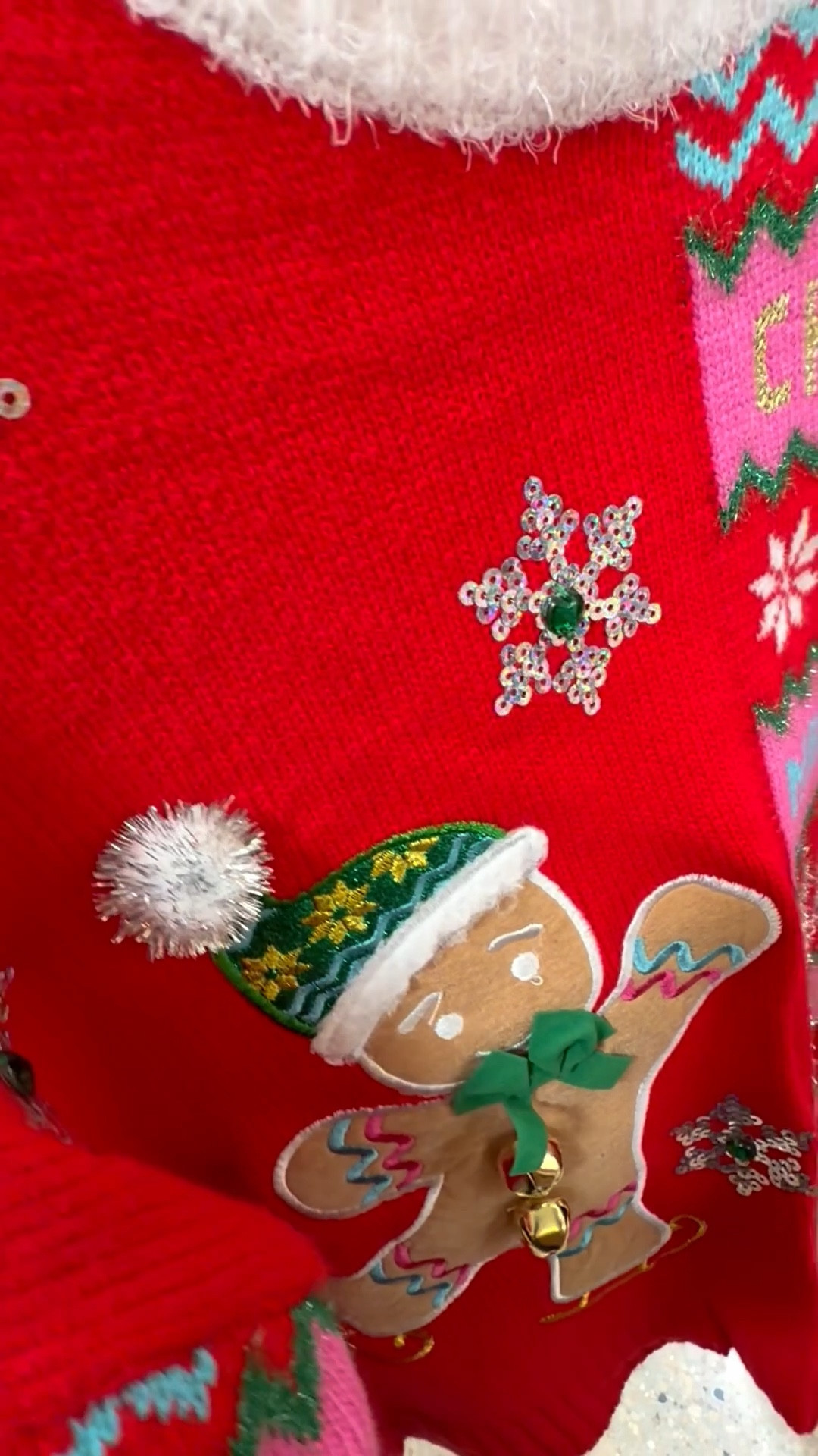 Serving festive chaos in the cutest ugly Christmas sweater ever 😂🎄 Perfect for parties, pics, cookie baking, or just being the most extra elf in the room. Comfy, cozy, and guaranteed to steal the show (even from the tree). #UglyChristmasSweater #FestiveAndFun #HolidayChaosVibes #ChristmasSweaterSeason #FunnyHolidayStyle #CozyAndCute #HolidayPartyOutfit

#LTKSeasonal #LTKFindsUnder50 #LTKHoliday