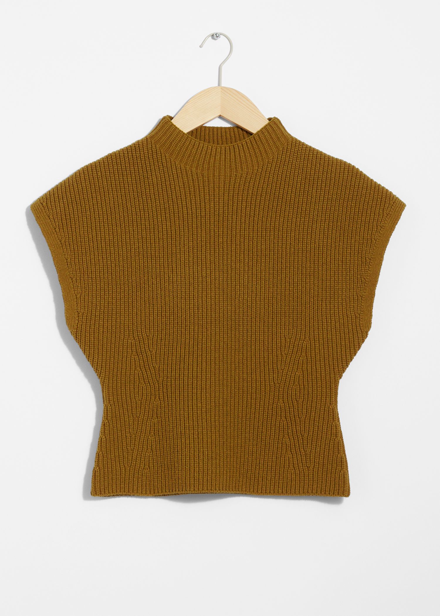 Rib-Knit Mock-Neck Vest | & Other Stories US