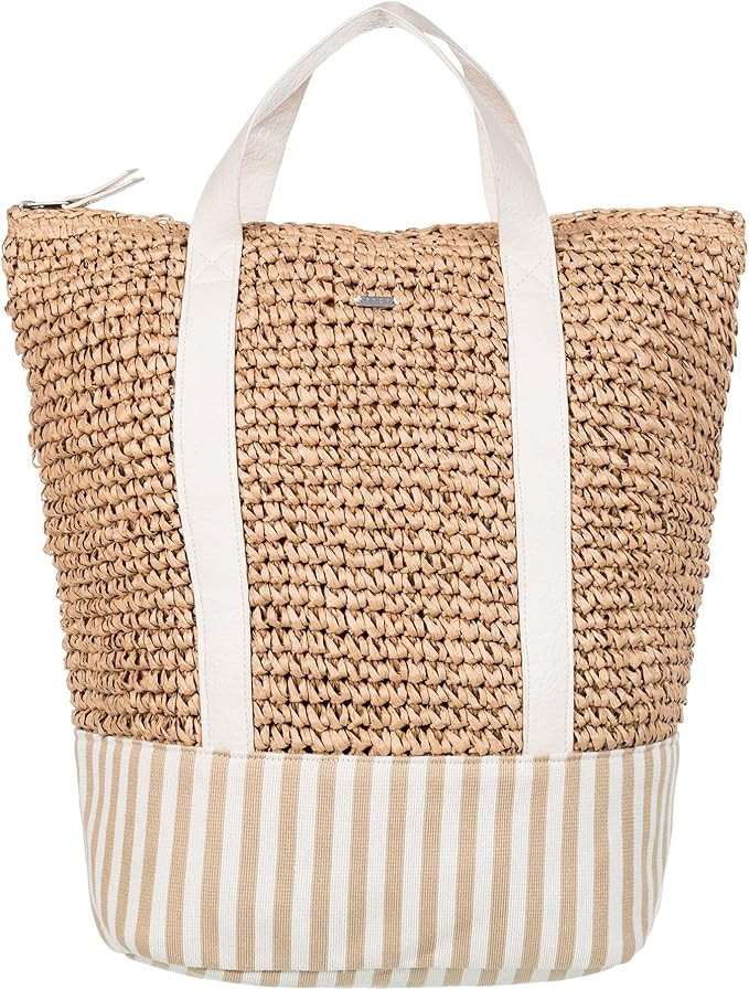 Roxy Women's Beach Tote Bag | Travel | Vacation | Straw | Lightweight | Breathable | Amazon (US)