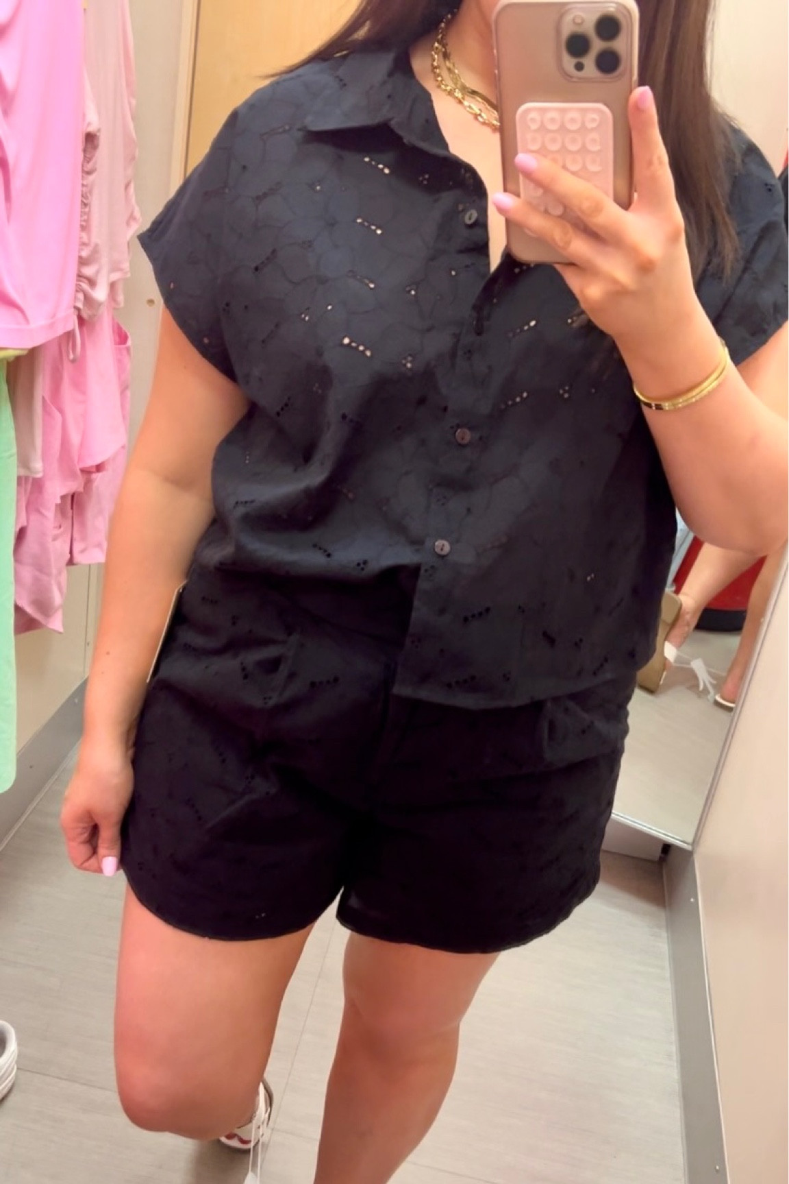 This is the cutest set right now at Target / wearing my normal size 12 in shorts and L in top

Shorts at 20% off at Target right now!

#LTKmidsize #LTKfindsunder50 #LTKsalealert