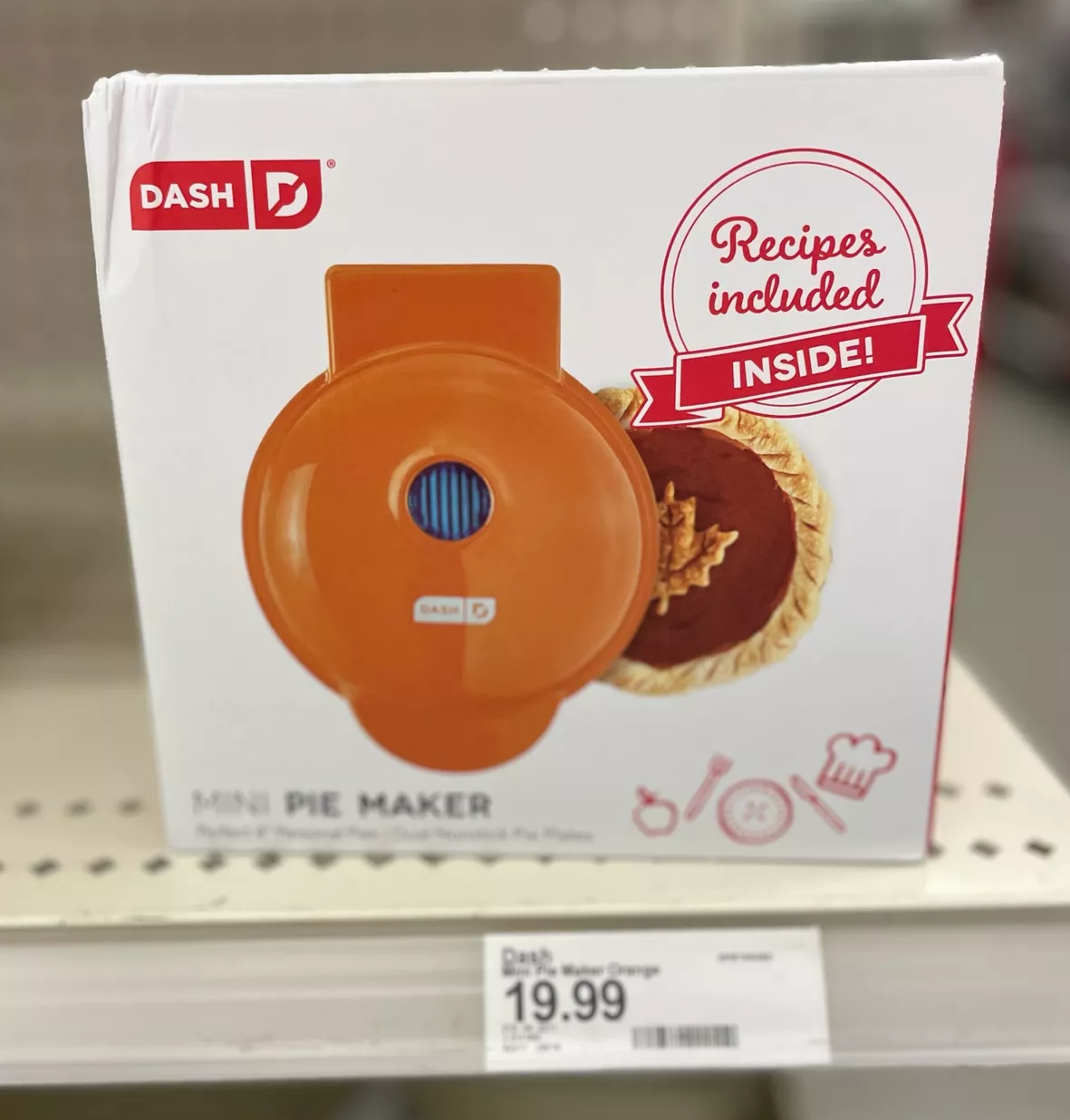 Dash Mini Pie Maker - Orange
