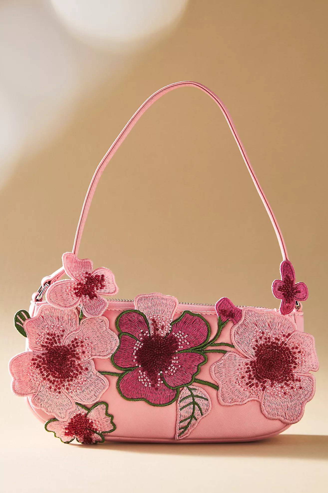 JW PEI Leona Bead-Embellished Floral Shoulder Bag | Anthropologie (US)
