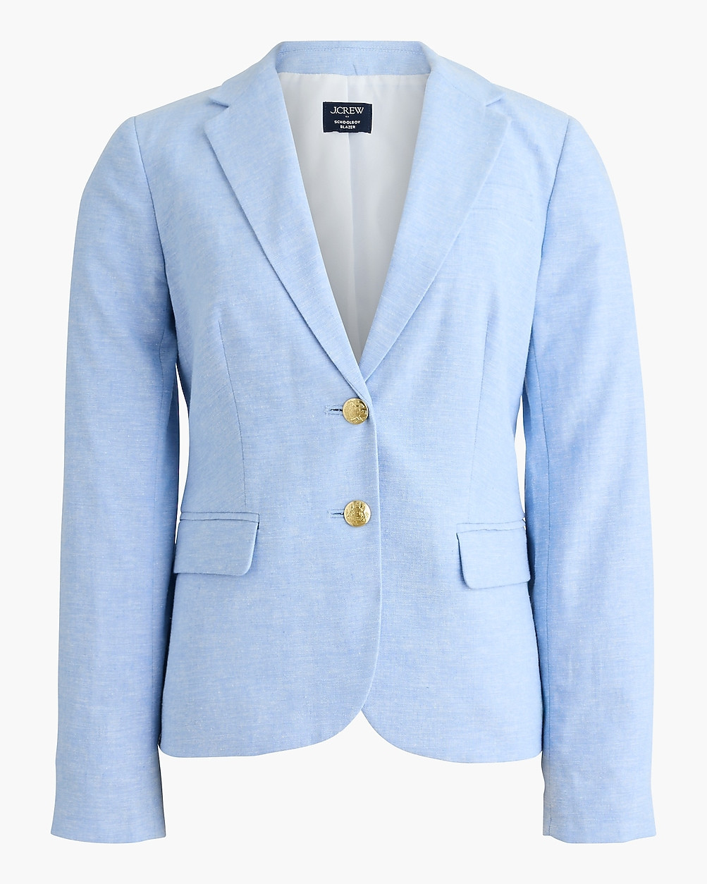 Linen-blend schoolboy blazer | J.Crew Factory