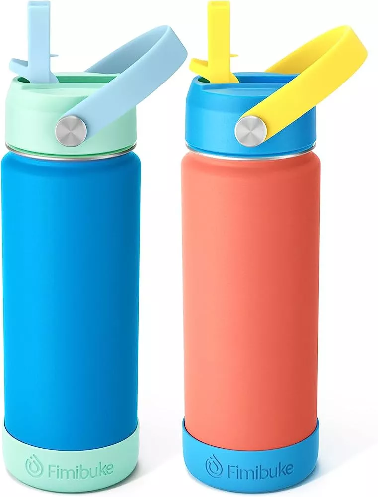  Fimibuke Insulated Water Bottle - 18oz BPA-FREE Kids