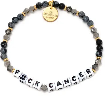 Little Words Project F#ck Cancer Beaded Bracelet | Nordstrom | Nordstrom