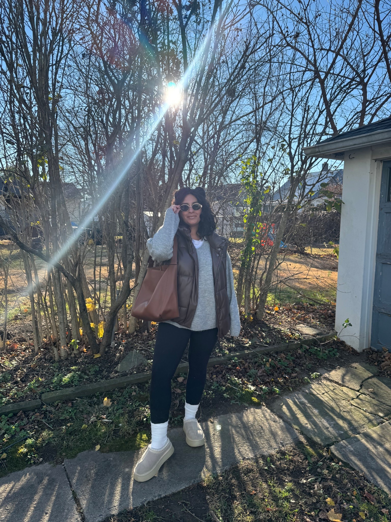 Sunglasses, white tee, bag & vest- Primark
Sweater- gap factory
Leggings- lululemon
Socks- Target
Shoes- Amazon 


#LTKgrwm #LTKootd #LTKstorytime