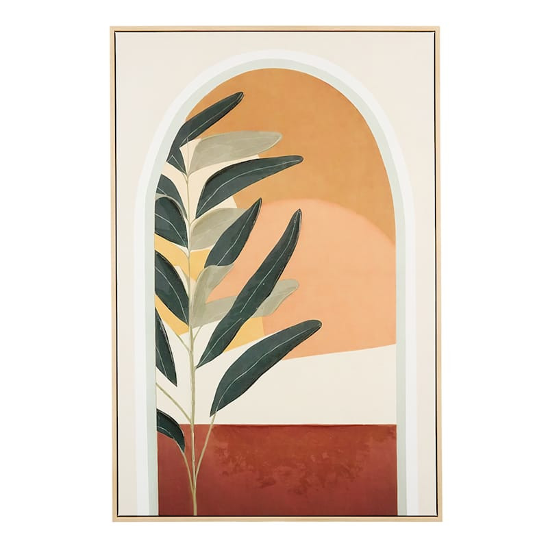 Framed Boho Canvas Wall Art, 24x36 | At Home