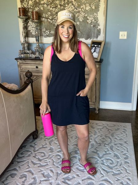 Loving this Amazon athleisure dress. I paired it with a hot pink tank and sandals for a pop of color. Perfect for weekends at the field ⚽️ or travel. 



#LTKStyleTip #LTKActive #LTKTravel