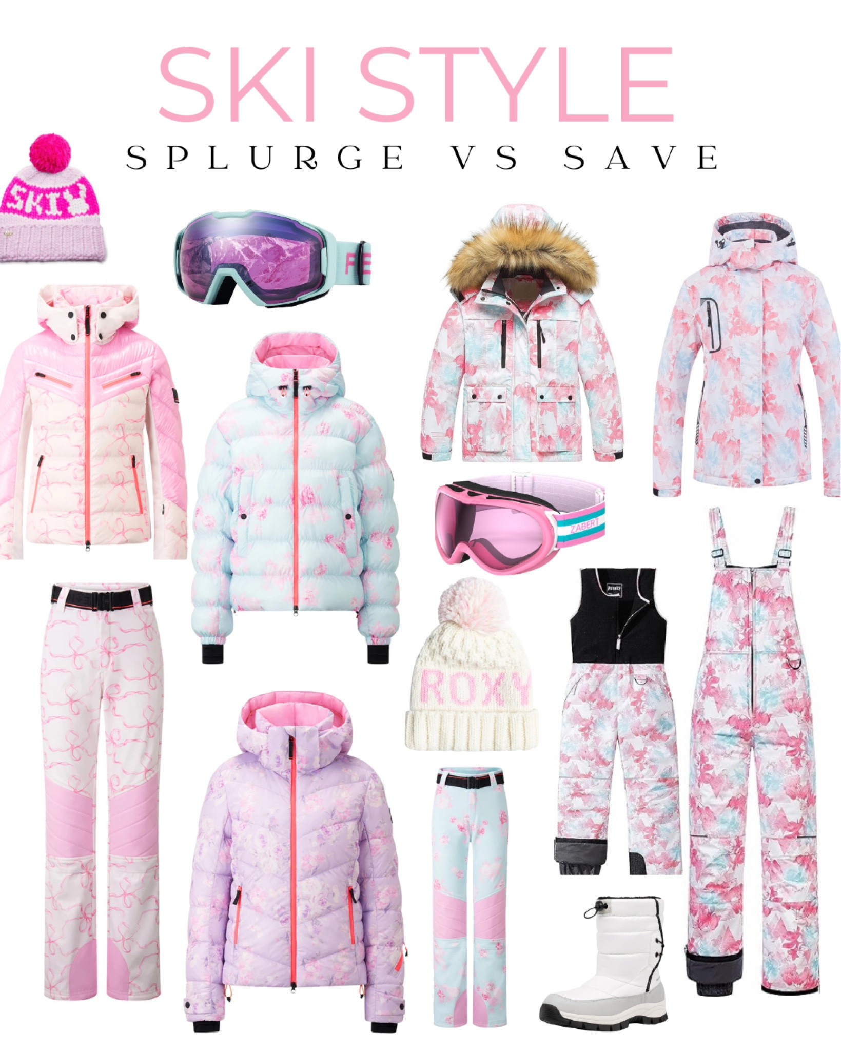 Pretty in pink!  

Whether you want our exact ski outfits from LoveShackFancy, or the looks for less, find our mix of high - low winter style here. 

⭐️ Important: The LSF runs about 2 sizes small. Grace and I are normally a size 2 and we exchanged for a 6. My tweens are normally a size 12 and they are in the women's size 2. Charlotte, normally a size 8-10, is wearing the girls 12. 

#LTKSeasonal #LTKTravel #LTKFamily