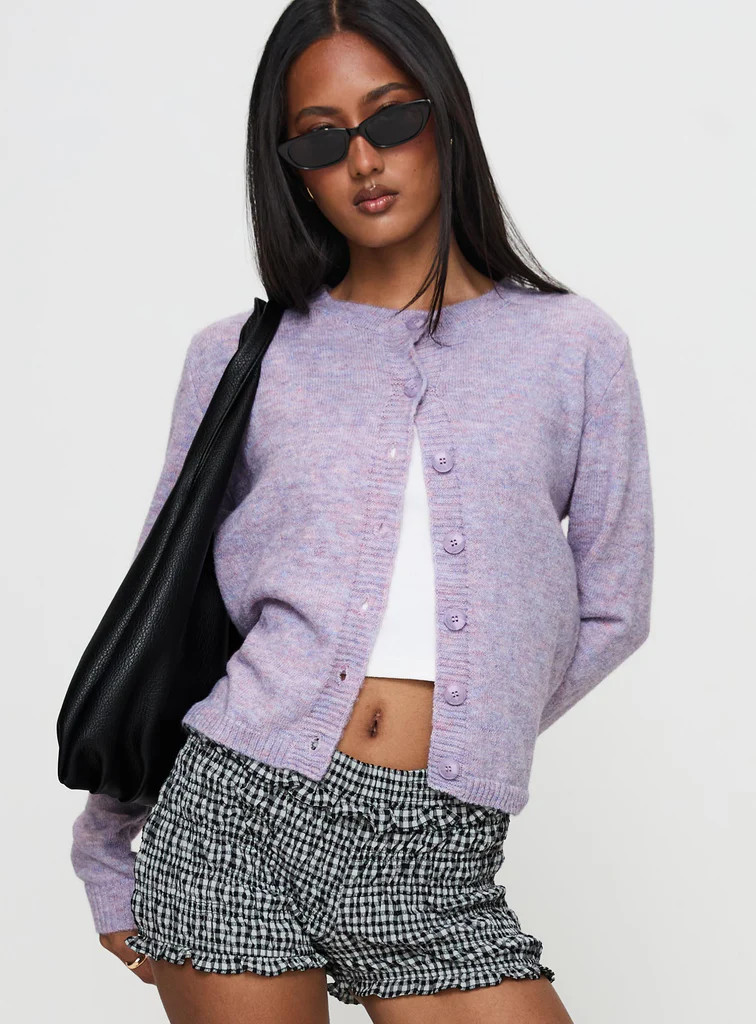 Denmark Cardigan Lilac | Princess Polly US